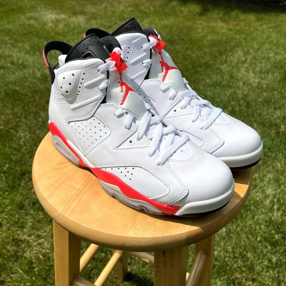 Size Nike Air Jordan Retro White Infrared 2014 Men's Shoes